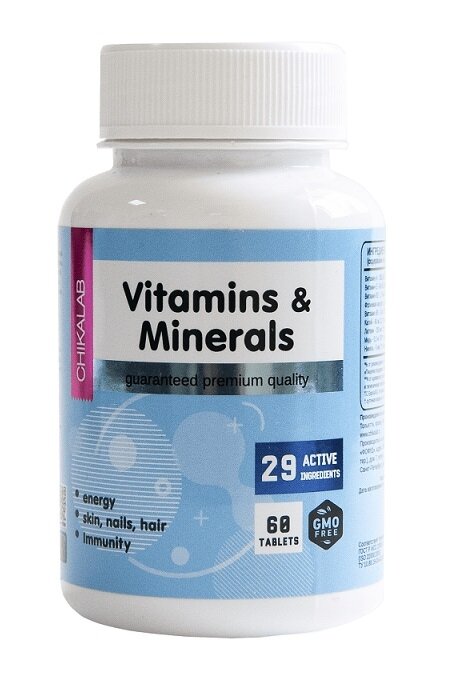Bombbar Витамакс (Vitamins & Minerals) Chikalab (60 таб)