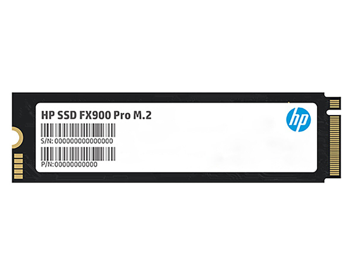 Внутренний SSD-накопитель HP FX900 Pro 2TB M2 2280, PCIe Gen4 x4, NVMe, 3D NAND, 1200 TBW, Черный 4A3U1AA