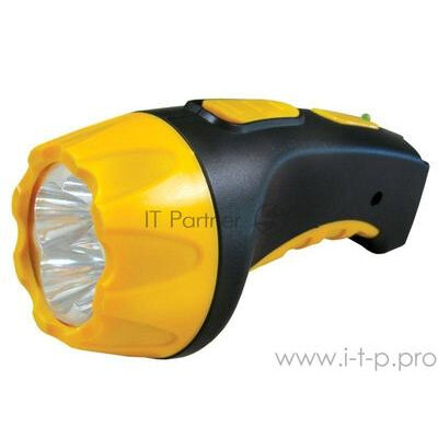 Фонарь LED 3804 (аккум 220В черн/жел. 4 Led; SLA пласт. короб) Ultraflash 9215 9215