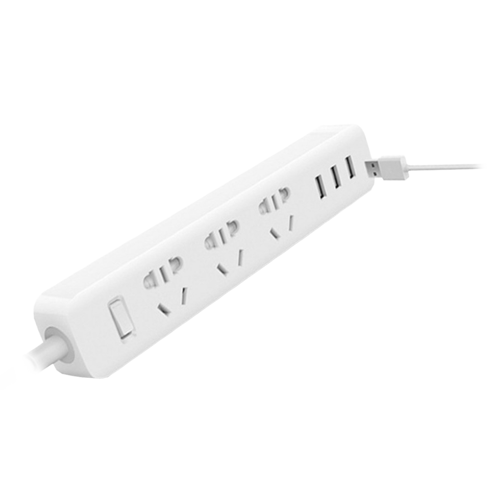 Сетевой фильтр KingMi Power Strip (3 розетки, 3 USB) Белый XMCXB01QM wh