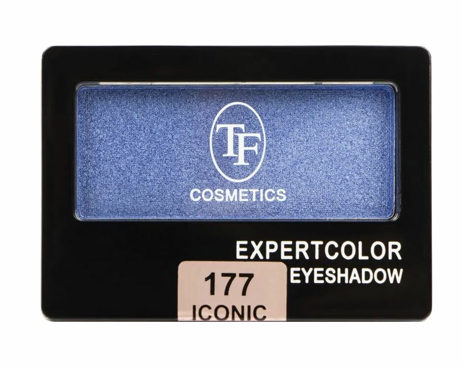 TF cosmetics Тени для век Expertcolor Eyeshadow Mono Iconic, тон 177 Лазурный, 1 шт.