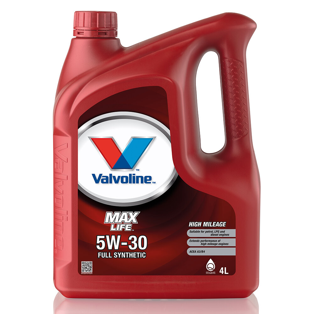 Синтетическое моторное масло Valvoline MAXLIFE 5W-30 (4 л.) (арт. 872370) VAL-5W30ML-4L