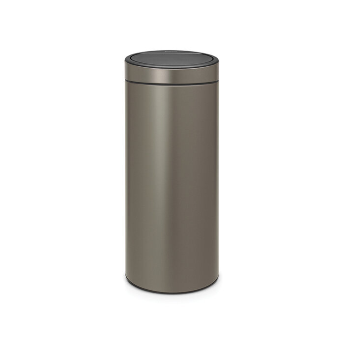 Мусорный бак Brabantia Touch Bin New, 30л, платиновый 115363