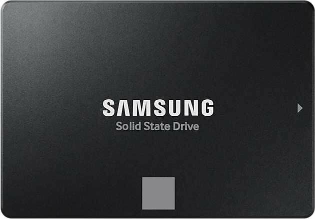 Накопитель SSD Samsung 870 EVO MZ-77E500BW/SATA III/500GB /Скорость чтения 560МБайт/с Скорость записи 530МБайт/с