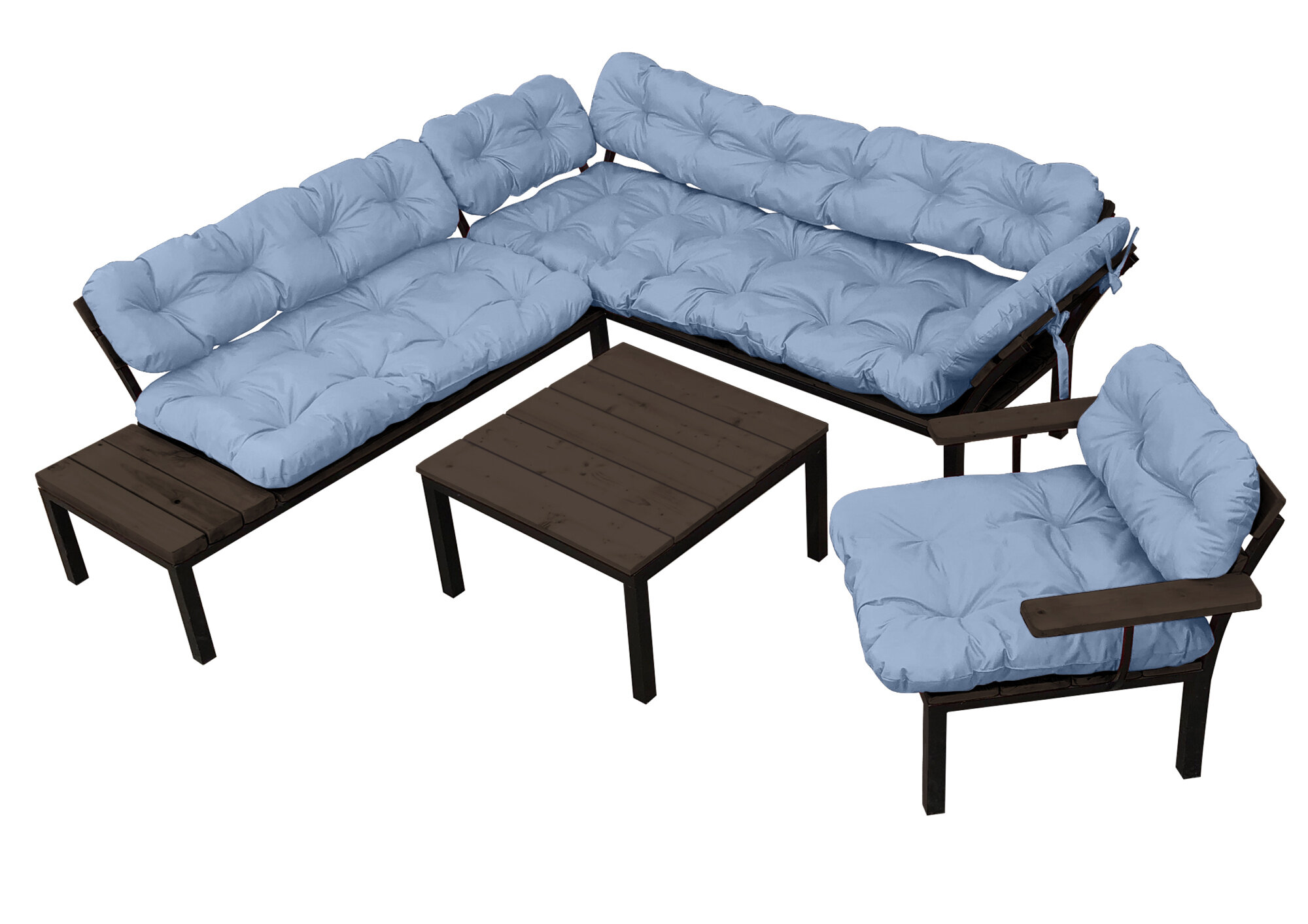 фото Комплект M-group дачный серая подушка