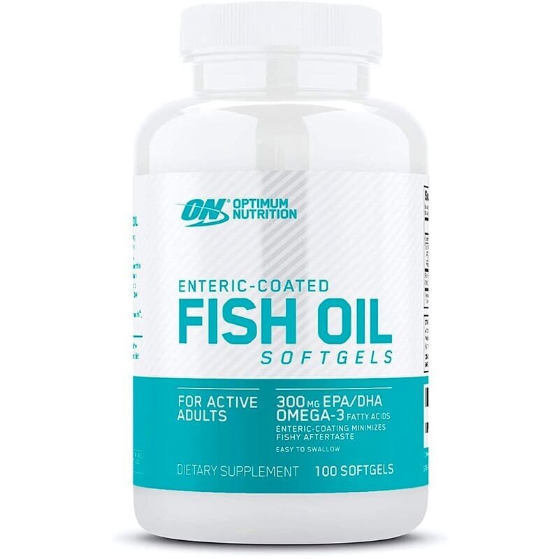 Optimum Nutrition Enteric Coated Fish Oil Softgels (100 кап)