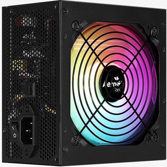 Блок питания AEROCOOL KCAS PLUS GOLD 850W ARGB, 850Вт, 120мм, черный, retail [acpg-kp85fec.11] - фото №9