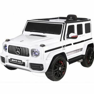 Детский электромобиль Rivertoys Mercedes-Benz G63 (K999KK)-4 WD белый