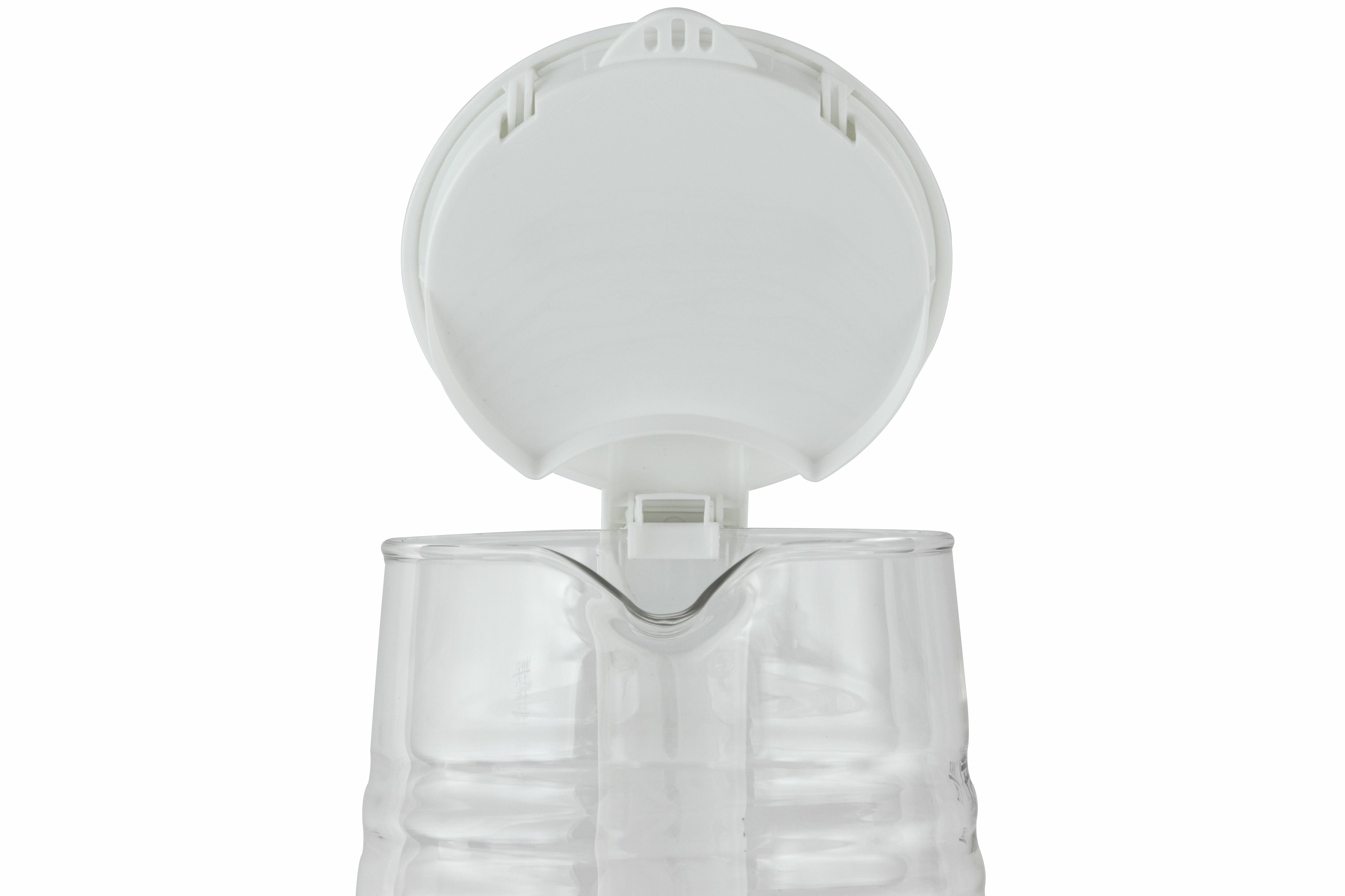 Чайник электрический стеклянный JVC 1,7 л, LED подсветка, фильтр от накипи, стильный корпус, 2200 Вт - фотография № 8