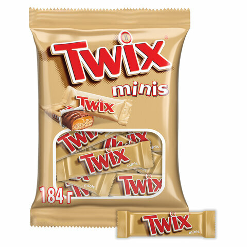 Шоколадные батончики TWIX "Minis", комплект 5 шт., 184 г, 2263