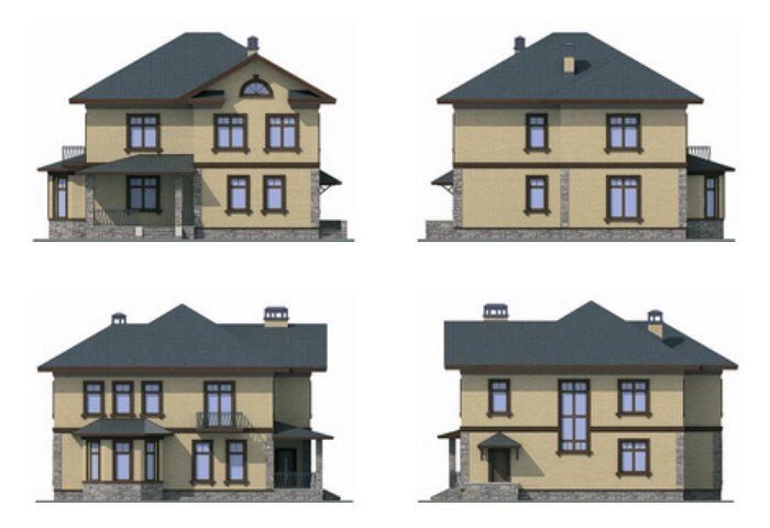 Проект дома Plans-72-24 (213 кв.м, кирпич) - фотография № 3