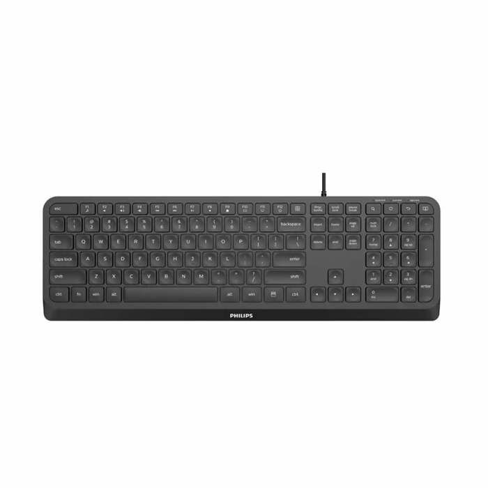 Аксессуары Philips Wired Keyboard SPK6207BL USB 2.0 104 key Black