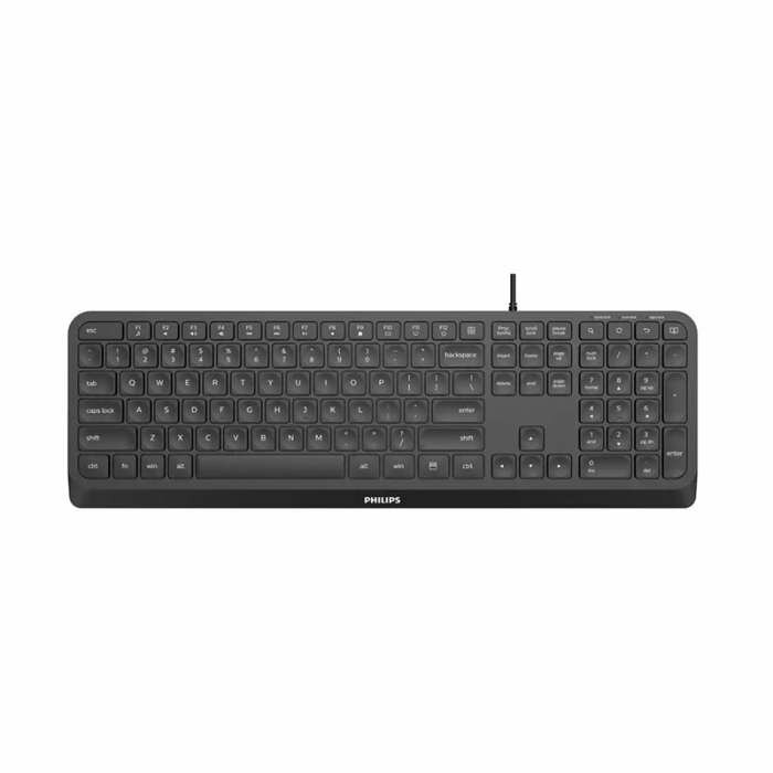 Аксессуары Philips Wired Keyboard SPK6207BL USB 2.0 104 key Black