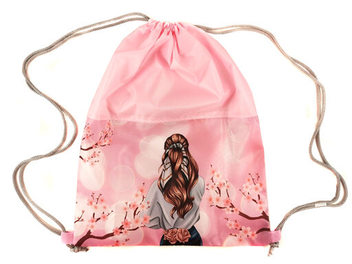 фото Сумка для сменной обуви ткань 420/340 ТМ "Лимпопо" " Сакура" арт. LPR0687