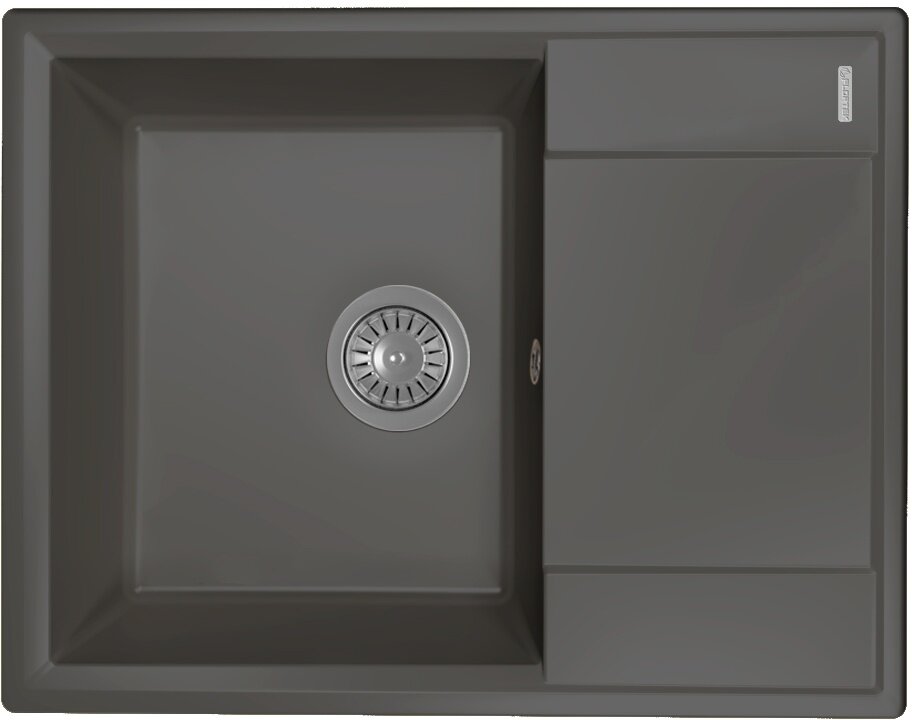 Мойка кухонная Flortek Консул 640 23.020.C0640.302, антрацит