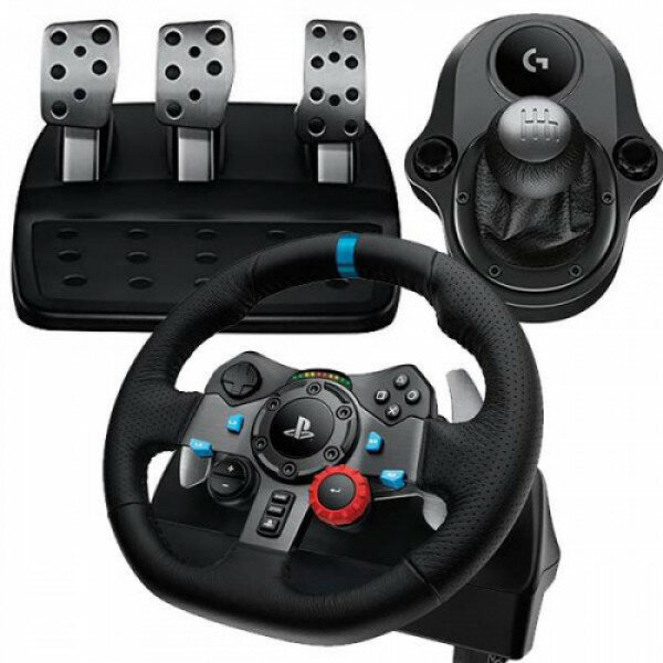 Руль Logitech G29 + коробка передач Driving Force Shifter