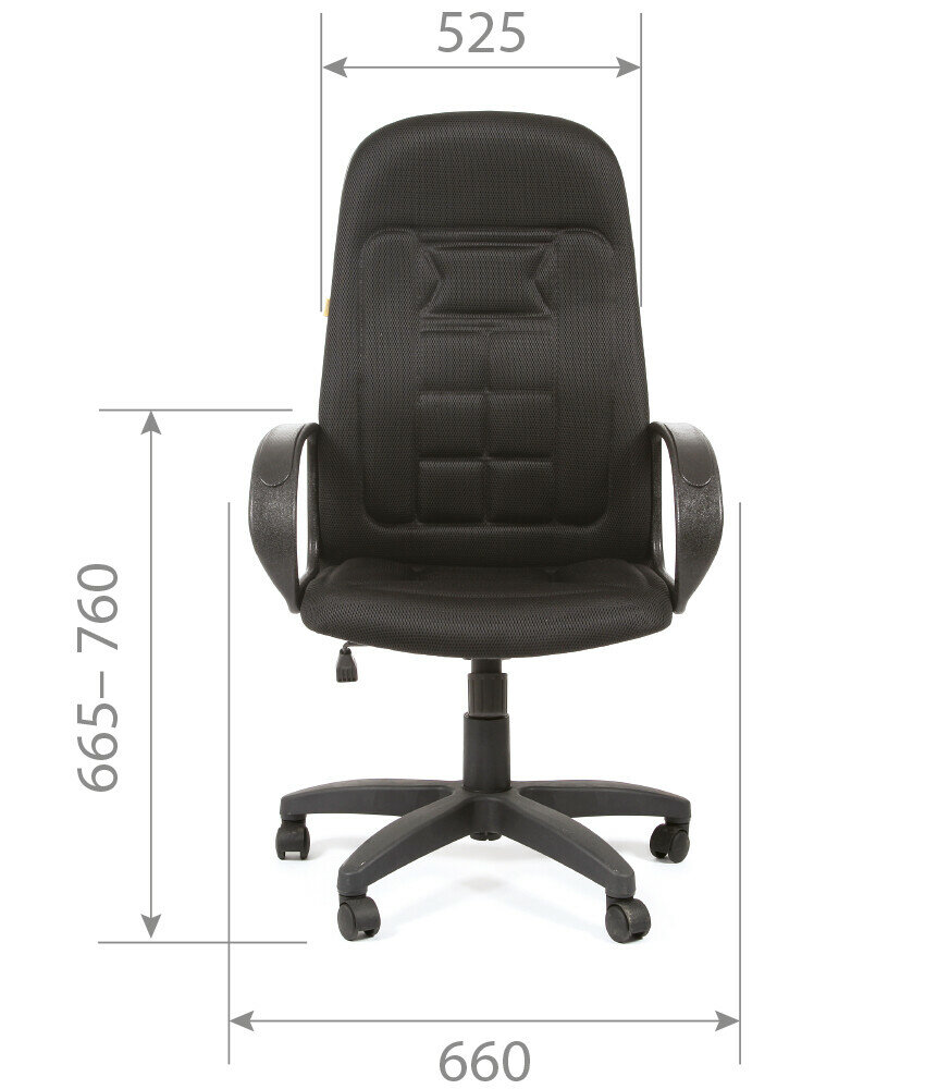 Офисное кресло Chairman 00-01095994 (Grey) - фото №4