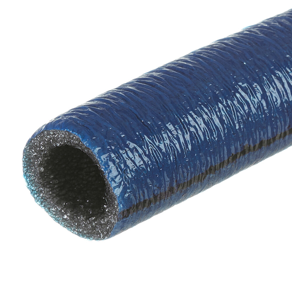Теплоизоляция для труб Стенофлекс ПЭ 18х6х1000 мм синяя (упаковка 10 шт.) - фотография № 2