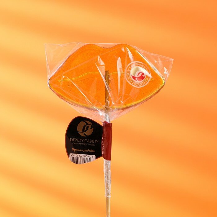 Леденцовая карамель на палочке Dendy Candy «Губы», 40 г - фотография № 3