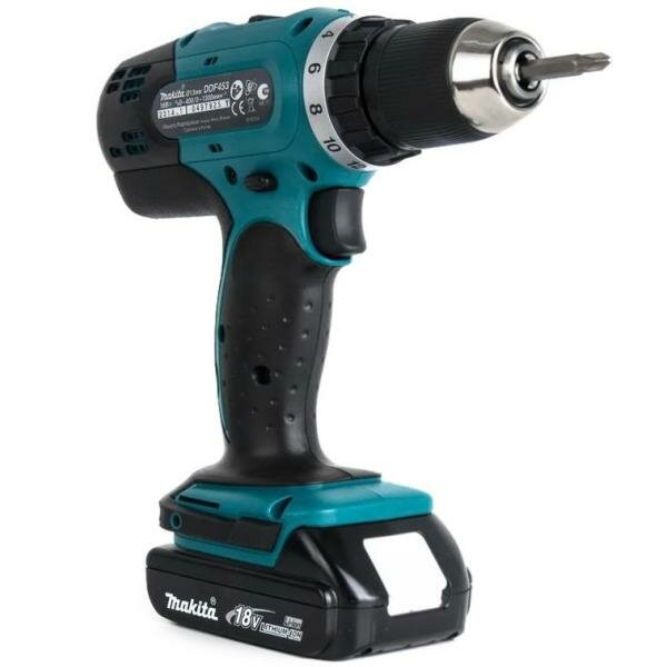 Дрель акк. MAKITA DDF453SYX5 (190497) 18В 1х1.5Ач Li-ion БЗП