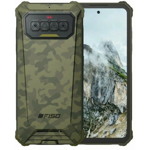 Смартфон OUKITEL F150 R2022 8/256 ГБ, хаки (для других стран)