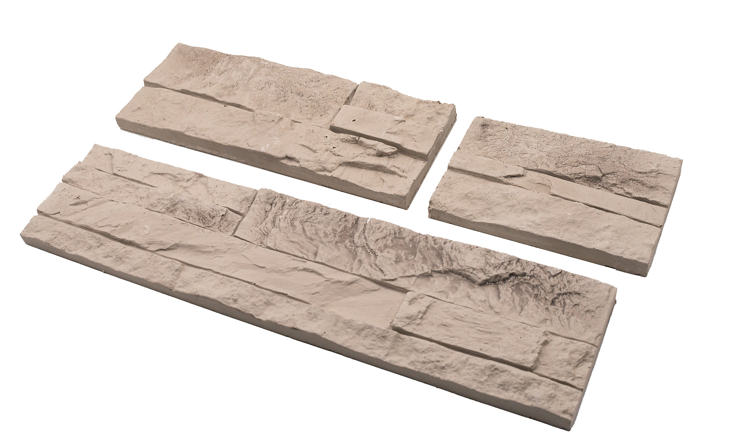 фото Декоративный камень Гипс Карпатский серый сланец рядовой, в упак 0,84 м2