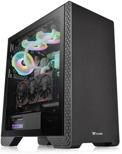 Корпус ATX Thermaltake S300 TG Без БП чёрный