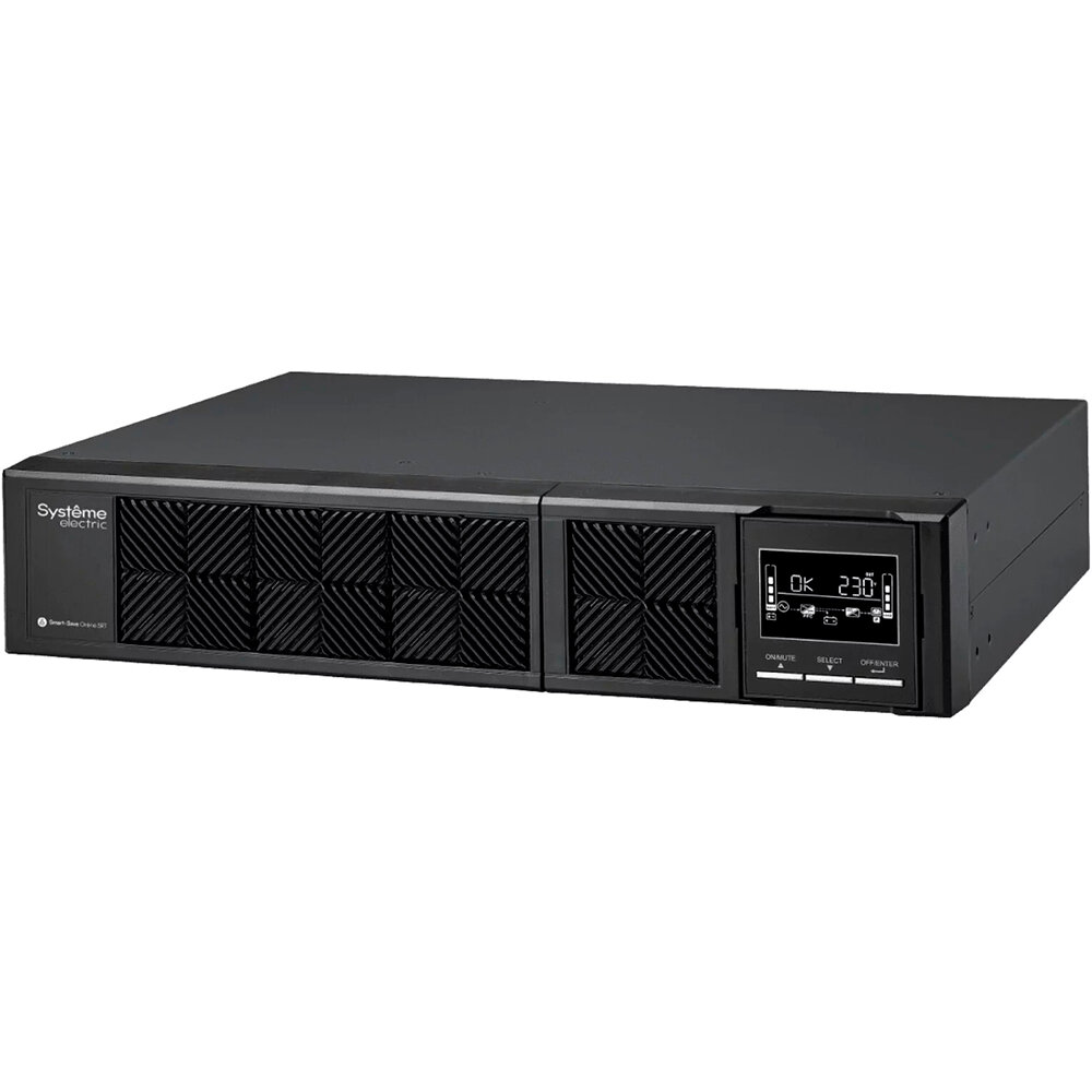 ИБП Systeme Electric Smart-Save Online SRV 2000 ВА, конвертируемый форм-фактор 2U, 230 В, 6 розеток IEC C13, SmartSlot, LCD, USB HID