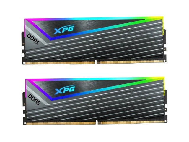 Модуль памяти A-Data XPG Caster RGB DDR5 DIMM 6400MHz PC51200 CL40 - 32Gb KIT (2x16Gb) AX5U6400C4016G-DCCARGY