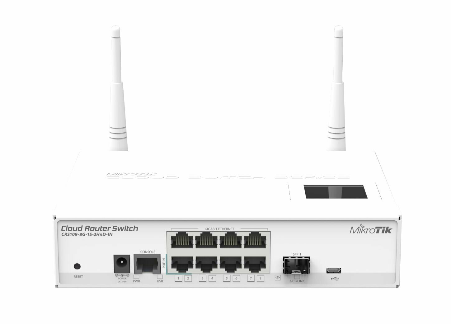 Коммутатор роутер Mikrotik CRS109-8G-1S-2HnD-IN