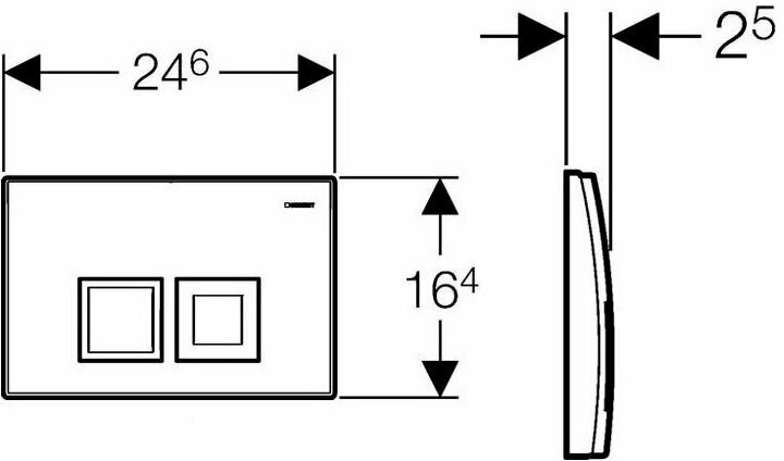 Смывная клавиша Geberit - фото №3