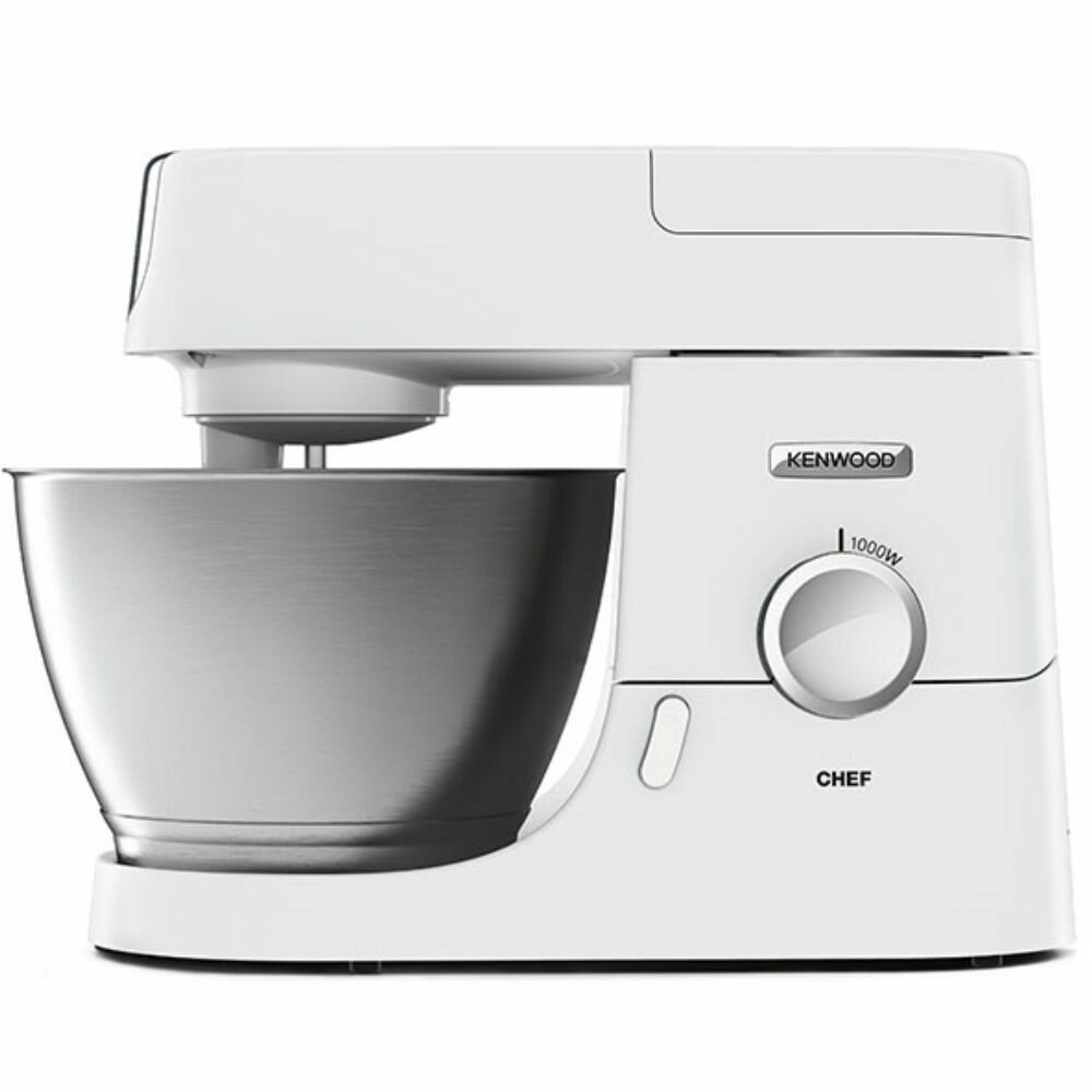 Кухонная машина Kenwood Chef KVC3100W, белый, мощность 1000 Вт, чаша из нержавеющей стали, объем чаши 4.6 л