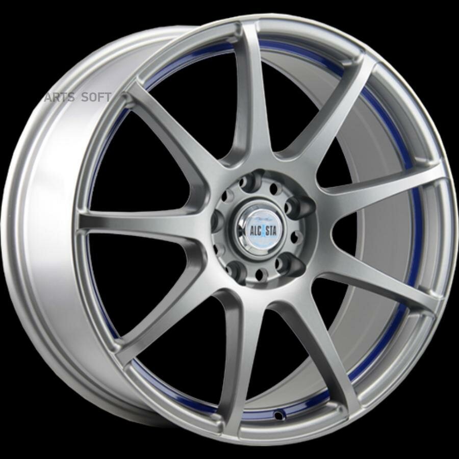 ALCASTA 9132111 Alcasta M29 14 / 5.5J PCD 4x100.00 ET 49.00 ЦО 56.60 Литой / Серый матовый с синей внутренней полкой