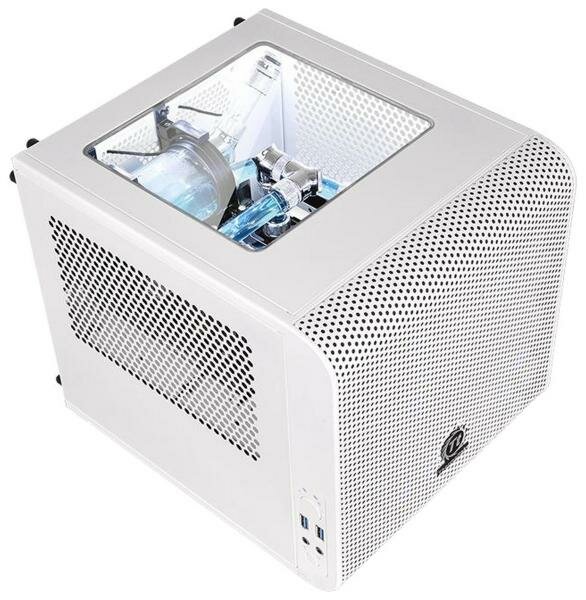 Корпус mini-ITX Thermaltake Core V1 Без БП белый CA-1B8-00S6WN-01