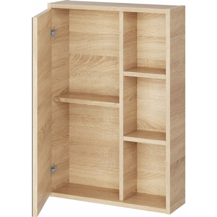 фото Зеркальный шкаф Sanstar Тоскана 50х73 дуб сонома светлый (407.1-2.4.1.)