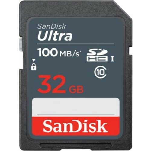 SanDisk Карта памяти SecureDigital 32GB SDHC Class10 SDSDUNR-032G-GN3IN Ultra