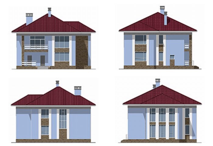 Проект дома Plans-45-36 (228 кв.м, кирпич) - фотография № 2