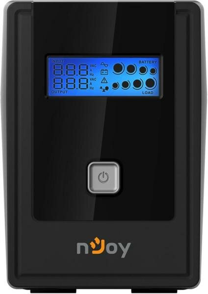 ИБП nJOY Cadu 850 (эффективная мощность 480Вт, LCD, ,батарея 9 Ач, 2 евро розетки)