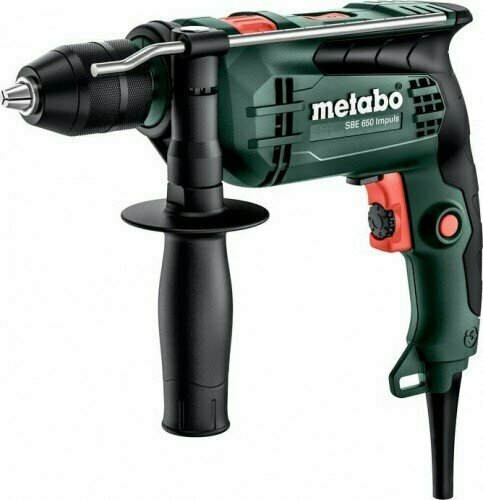 Дрель ударная сетевая METABO SBE 650 Impuls односкоростная