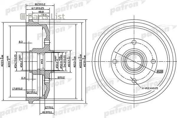 PATRON PDR1057 1шт