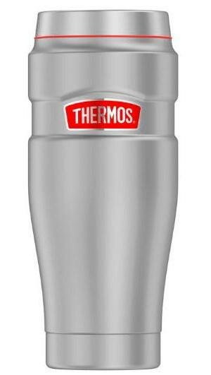 Термокружка для напитков/еды Thermos SK1005 RCMS 0.47л. серый/красный картонная коробка (383020)