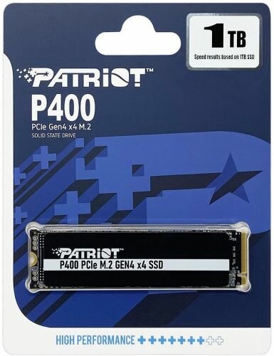 Накопитель SSD M.2 2280 Patriot Memory P400P1TBM28H P400 1TB PCIe Gen4 x 4 NVMe 1.3 5000/4800MB/s IO