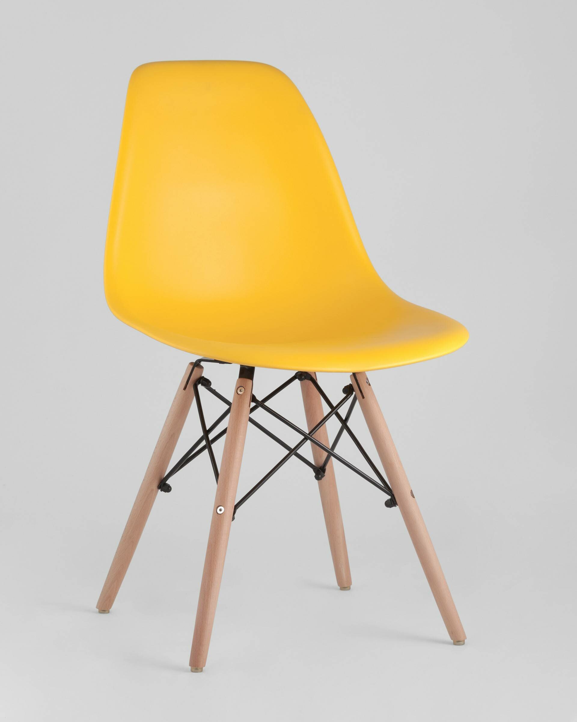 Стул для кухни Eames DSW , желтый