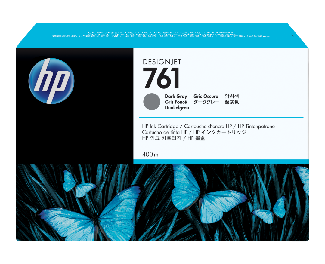Картридж для печати HP Картридж HP 761 CM996A вид печати струйный, цвет Темно-серый, емкость 400мл.