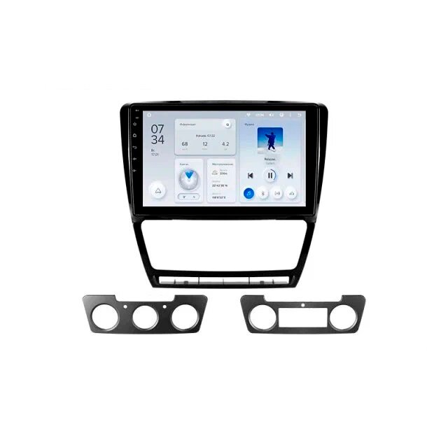 Штатная магнитола Teyes X1 Wi-Fi Skoda Octavia 2 A5 2008-2013 Черная