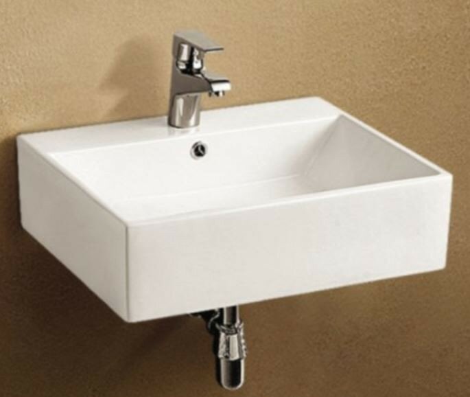 Раковина WeltWasser WW AISBACH 5030 подвесная белая глянцевая.