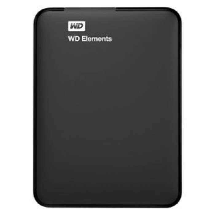 Жесткий диск Western Digital Elements HDD EXT 2000Gb, 5400 rpm, USB 3.0, 2.5" BLACK (WDBU6Y0020BBK-WESN), 1 year