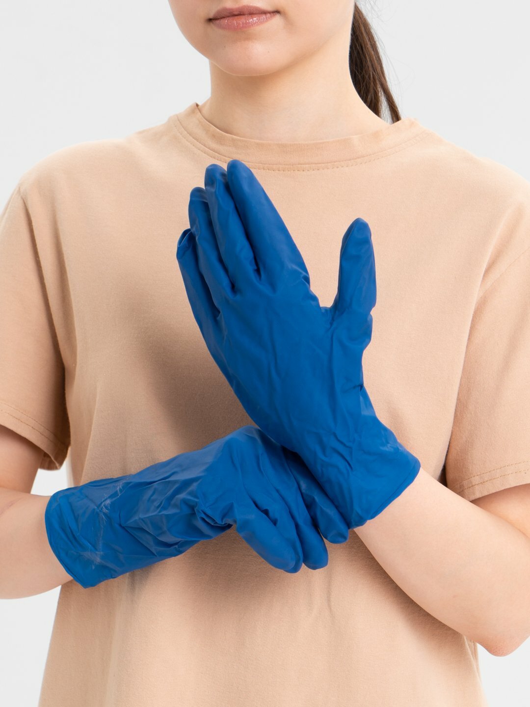Латексные одноразовые перчатки Basic, повышенной прочности High Risk Размеры XL, Количество пар 25