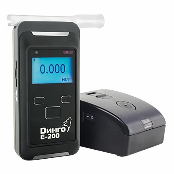 Алкотестер Динго E-200 (B) SD с принтером, с BLUETOOTH