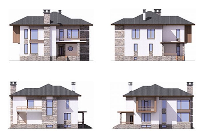 Проект дома Plans-45-34 (326 кв.м, кирпич) - фотография № 3